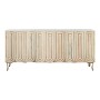 Aparador DKD Home Decor 160 x 38 x 75 cm Dorado Madera Blanco Marrón claro de DKD Home Decor, Armarios y aparadores - Ref: S3...