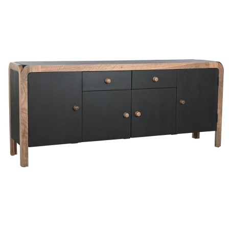 Aparador DKD Home Decor 177 x 38 x 75 cm Natural Negro Madera de DKD Home Decor, Armarios y aparadores - Ref: S3044108, Preci...