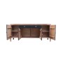 Buffet DKD Home Decor 177 x 38 x 75 cm Naturel Noir Bois de DKD Home Decor, Buffets, crédences et vaisseliers - Réf : S304410...