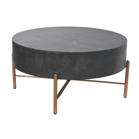 Table Black Natural MDF Wood 60 x 60 x 75 cm | Tienda24 - Global Online Shop Tienda24.eu