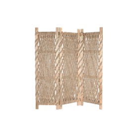 Paravent DKD Home Decor 151 x 2,5 x 183 cm Bois de manguier Jute de DKD Home Decor, Paravents - Réf : S3044115, Prix : 346,16...