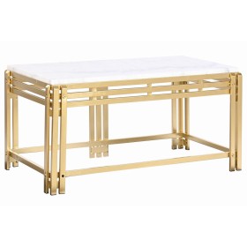 Centre Table DKD Home Decor Metal Aluminium Marble 80 x 40 x 40 cm by DKD Home Decor, Tables - Ref: S3044117, Price: 145,13 €...