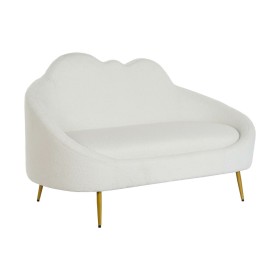 Canapé DKD Home Decor Blanc Moutarde Métal Nuages Scandi 155 x 75 x 92 cm de DKD Home Decor, Canapés et divans - Réf : S30441...