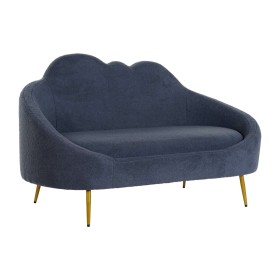 Canapé DKD Home Decor Bleu Doré Métal Nuages Scandi 155 x 75 x 92 cm de DKD Home Decor, Canapés et divans - Réf : S3044126, P...