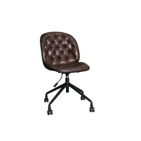 Silla de Oficina DKD Home Decor 47,5 x 57,5 x 83 cm Marrón oscuro Polipropileno de DKD Home Decor, Sillas y sofás - Ref: S304...