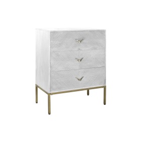 Cassettiera DKD Home Decor Metallo Bianco Legno di mango 70 x 40 x 90 cm di DKD Home Decor, Armadi e mensole - Rif: S3044161,...