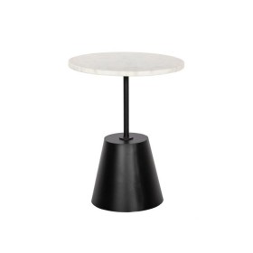 Table d'appoint DKD Home Decor Noir Blanc Métal Marbre 40 x 40 x 50 cm de DKD Home Decor, Tables - Réf : S3044165, Prix : 68,...