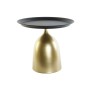 Table d'appoint DKD Home Decor Noir Doré Métal 50 x 50 x 43,5 cm | Tienda24 - Global Online Shop Tienda24.eu