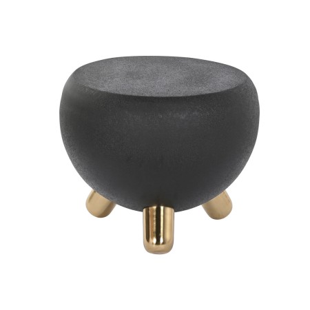 Side table DKD Home Decor Black Golden Iron 51 x 51 x 44 cm by DKD Home Decor, Tables - Ref: S3044206, Price: 95,69 €, Discou...