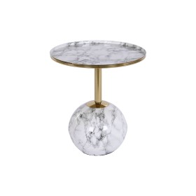 Mesa de apoio DKD Home Decor 41 x 41 x 47 cm Dourado Branco Ferro de DKD Home Decor, Jogos de móveis - Ref: S3044209, Preço: ...