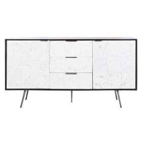 Aparador DKD Home Decor 150 x 43 x 80 cm Branco Catanho escuro Madeira de mangueira de DKD Home Decor, Armários e aparadores ...