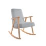 Rocking Chair DKD Home Decor Sky blue Natural Wood Beech MDF Wood 81 x 58 x 90 cm by DKD Home Decor, Chairs - Ref: S3044271, ...