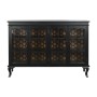 Buffet DKD Home Decor 142,5 x 40,5 x 101,5 cm Sapin Verre Noir de DKD Home Decor, Buffets, crédences et vaisseliers - Réf : S...