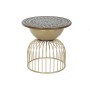 Mesa de apoio DKD Home Decor 55,5 x 55,5 x 53 cm Abeto Metal | Tienda24 - Global Online Shop Tienda24.eu