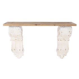 Consola DKD Home Decor 153 x 32,5 x 93 cm Abeto Castanho Branco Magnésio de DKD Home Decor, Jogos de móveis - Ref: S3044298, ...