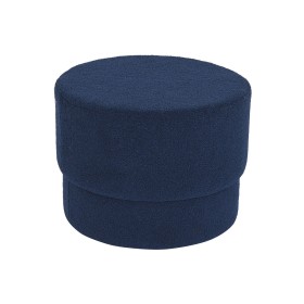 Repose-pied DKD Home Decor Bleu Velours 55 x 55 x 40 cm de DKD Home Decor, Poufs et repose-pieds - Réf : S3044328, Prix : 51,...