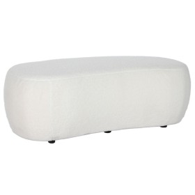 Banquette DKD Home Decor Blanc Noir 130 x 62 x 43 cm de DKD Home Decor, Chaises - Réf : S3044341, Prix : 134,87 €, Remise : %