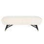 Banqueta DKD Home Decor Crema 120 x 40 x 42 cm de DKD Home Decor, Sillas - Ref: S3044342, Precio: 98,64 €, Descuento: %