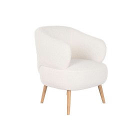 Armchair DKD Home Decor White Natural Wood 70 x 70 x 80 cm by DKD Home Decor, Chairs - Ref: S3044351, Price: 213,20 €, Discou...