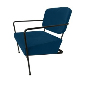 Siège DKD Home Decor Bleu Métal 62 x 76 x 76 cm 55,5 x 72 x 71 cm de DKD Home Decor, Chaises - Réf : S3044354, Prix : 169,56 ...