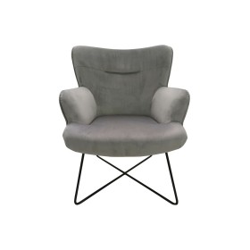 Poltrona DKD Home Decor Grigio Metallo 67 x 81 x 87 cm di DKD Home Decor, Sedie - Rif: S3044355, Prezzo: 175,52 €, Sconto: %