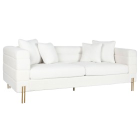 Canapé DKD Home Decor Blanc Métal 205 x 85 x 73 cm de DKD Home Decor, Canapés et divans - Réf : S3044357, Prix : 554,76 €, Re...