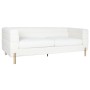 Sofá DKD Home Decor Blanco Metal 205 x 85 x 73 cm de DKD Home Decor, Sofás - Ref: S3044357, Precio: 554,76 €, Descuento: %