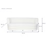 Sofa DKD Home Decor Weiß 193 x 92 x 79 cm | Tienda24 - Global Online Shop Tienda24.eu