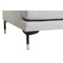 Sofá Chaise Longue DKD Home Decor Gris claro Metal 250 x 160 x 85 cm de DKD Home Decor, Sillas - Ref: S3044363, Precio: 675,6...