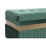 Banquette DKD Home Decor Bleu Vert Orange Doré Bois MDF 93 x 47 x 45 cm (3 Unités) de DKD Home Decor, Chaises - Réf : S304436...