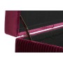 Banquette DKD Home Decor 110 x 42 x 44 cm Métal Bordeaux de DKD Home Decor, Chaises - Réf : S3044372, Prix : 152,24 €, Remise...