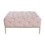 Banqueta DKD Home Decor Cor de Rosa Dourado Metal 100 x 100 x 45 cm de DKD Home Decor, Cadeiras - Ref: S3044383, Preço: 123,6...