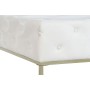 Banqueta DKD Home Decor Blanco Dorado Metal 100 x 100 x 45 cm de DKD Home Decor, Sillas - Ref: S3044384, Precio: 124,82 €, De...