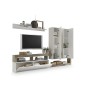 Mobile TV DKD Home Decor Bianco Metallo Alluminio Legno MDF 277 x 75 x 173 cm 277 x 35 x 173 cm di DKD Home Decor, Tavoli e p...