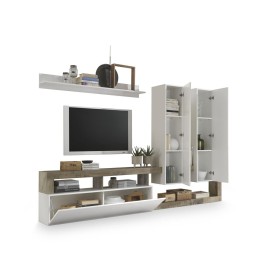 Móvel de TV DKD Home Decor Branco Metal Alumínio Madeira MDF 277 x 75 x 173 cm 277 x 35 x 173 cm de DKD Home Decor, Mesas e s...