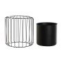 Macetero DKD Home Decor Negro Metal 26 x 26 x 26 cm | Tienda24 - Global Online Shop Tienda24.eu