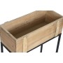 Set de Maceteros DKD Home Decor 50 x 24 x 80 cm Natural Negro Metal Madera de DKD Home Decor, Maceteros - Ref: S3044410, Prec...