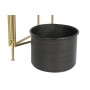 Planter DKD Home Decor 30 x 21 x 80 cm Black Golden Metal by DKD Home Decor, Cachepots - Ref: S3044422, Price: 62,57 €, Disco...