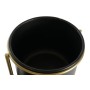 Macetero DKD Home Decor 30 x 21 x 80 cm Negro Dorado Metal de DKD Home Decor, Maceteros - Ref: S3044422, Precio: 62,57 €, Des...