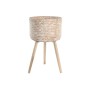 Macetero DKD Home Decor 31 x 31 x 52 cm Natural Blanco Bambú Decapé de DKD Home Decor, Maceteros - Ref: S3044427, Precio: 38,...