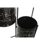 Macetero DKD Home Decor Negro Dorado Metal Cara 22 x 22 x 93 cm de DKD Home Decor, Maceteros - Ref: S3044434, Precio: 54,55 €...