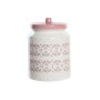 Bote DKD Home Decor 15,5 x 15,5 x 21 cm Rosa Blanco Dolomita de DKD Home Decor, Almacenamiento de alimentos - Ref: S3044545, ...