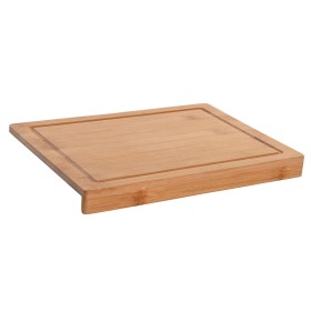 Cutting board DKD Home Decor Natural Bamboo Rectangular 33 x 24 x 3 cm by DKD Home Decor, Chopping boards - Ref: S3044709, Pr...