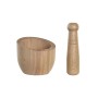 Mortar DKD Home Decor 12 x 12 x 14,5 cm Bamboo | Tienda24 - Global Online Shop Tienda24.eu