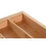 Organizador de Talheres DKD Home Decor Extensível Natural Bambu 33 x 45,5 x 6,4 cm de DKD Home Decor, Prateleiras e estantes ...