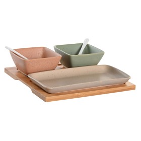 Serving set Quid Kaleido Multicolour Wood 31 x 17 x 6 cm 4 Pieces | Tienda24 - Global Online Shop Tienda24.eu