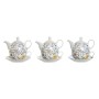 Tea Set DKD Home Decor Porcelain Blue Terracotta White Yellow (3 Units) by DKD Home Decor, Tea and coffee sets - Ref: S304478...