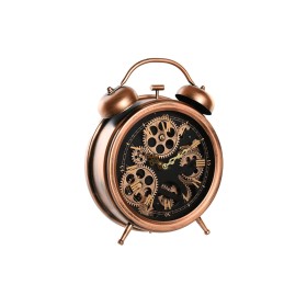 Orologio da Tavolo Home ESPRIT Rosso Metallo Cristallo Legno MDF Moto Vintage 32,5 x 10 x 18 cm | Tienda24 - Global Online Shop Tienda24.eu