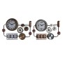 Horloge Murale DKD Home Decor 52,5 x 9 x 39,5 cm Verre Fer Vintage (2 Unités) | Tienda24 - Global Online Shop Tienda24.eu