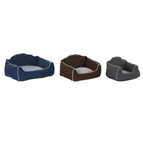 Cama para cães DKD Home Decor Azul Castanho Cinzento 72 x 61 x 34 cm de DKD Home Decor, Camas - Ref: S3044978, Preço: 67,54 €...